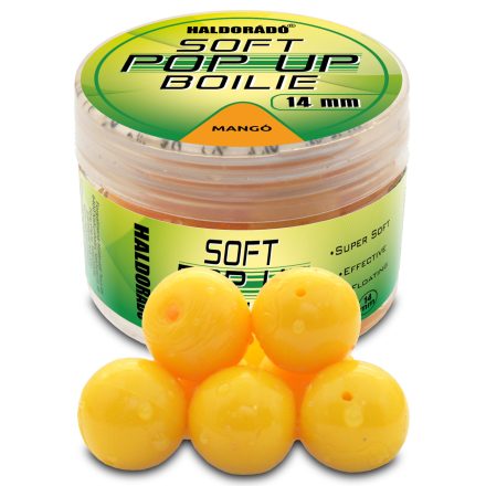 BOJLI POP UP SUPER SOFT Haldorádó 14mm Mangó
