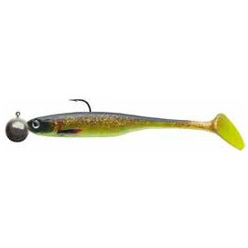   Cormoran CrazyFin Shad Gumihal twister fejjel 13cm 15gr Chartreuse