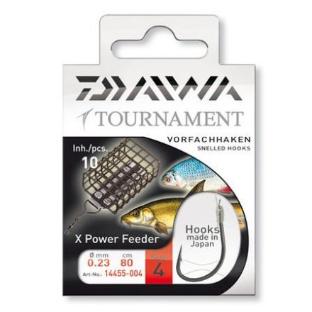 Daiwa Tournament X-Power Feeder Kötött Horog Méret: 4