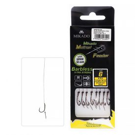   KÖTÖTT HOROG Szakáll nélküli, Fonott, csalitüskével (10mm) Mikado Method Feeder X-TRA STRONG #8 (8db)