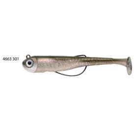   GUMIHAL Jigfejjel Spro GUTSBAIT UV OLIVE&PEARL 95mm 10gr #2/0