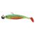 GUMIHAL Jigfejjel Cormoran Action Fin Shad RTF 13cm 15gr Green Tiger (2 db)