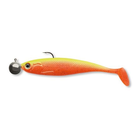 GUMIHAL Jigfejjel Cormoran Action Fin Shad RTF 13cm 15gr Orange Candy (2 db)