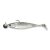 GUMIHAL Jigfejjel Cormoran Action Fin Shad RTF 13cm 15gr Pearl White (2 db)