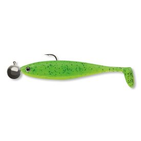   GUMIHAL Jigfejjel Cormoran Action Fin Shad RTF 13cm 15gr Sunny Green (2 db)