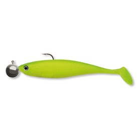   GUMIHAL Jigfejjel Action Fin Shad RTF 13cm 15gr UV Lime (2 db)