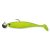 GUMIHAL Jigfejjel Action Fin Shad RTF 13cm 15gr UV Lime (2 db)