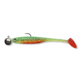   GUMIHAL Jigfejjel Cormoran Crazy Fin Shad RTF 13cm 15gr Green Tiger (2 db)