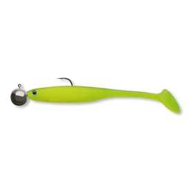   GUMIHAL Jigfejjel Cormoran Crazy Fin Shad RTF 13cm 15gr UV Lime (2 db)