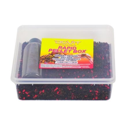 PELLET BOX Dovit Rapid MICRO 450 gr+150 ml Fűszer-tintahal