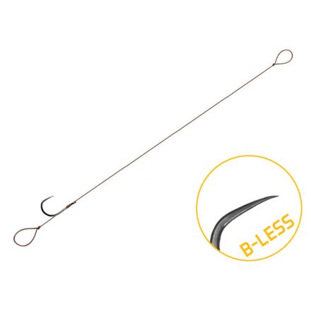 KÖTÖTT HOROG Delphin Szakáll nélkül Proxi 8 Loop 8cm előke, 0,10mm fonott zsinór #8 (6db)