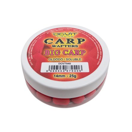 PELLET WAFTER Dovit Carp oldódó 25gr 14mm Big Carp