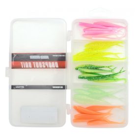   GUMIHAL SZETT Dobozzal Spro DROPSHOT BAIT 65mm FLASH PACK (30db)