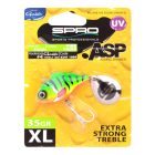 KÖRFORGÓ Spro ASP Spinner 35 gr UV XL FIRETIGER