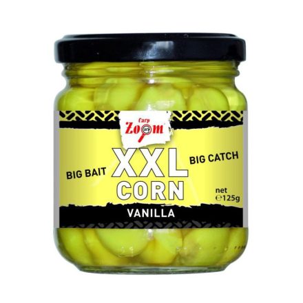 CSEMEGEKUKORICA Üveges | Carp Zoom XXL; 125gr :Vanilia