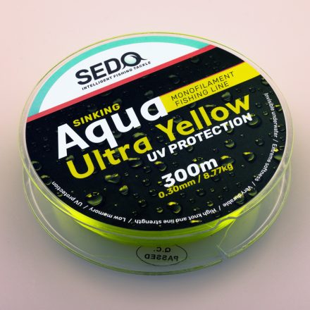 ZSINÓR Monofil Süllyedő Sedo Ultra Yellow 300m 0,28mm (7,62kg) UV Sárga