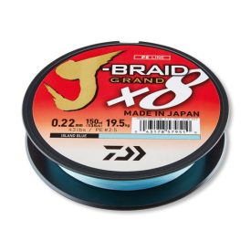   ZSINÓR Fonott Daiwa J-Braid GRAND X8 270m Kék 0,13mm (8,5Kg)